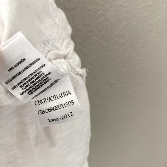 Naartjie Kids Slub Knit One Button Cardigan Lace Floral Details - White - 12-18M - Picture 9 of 9